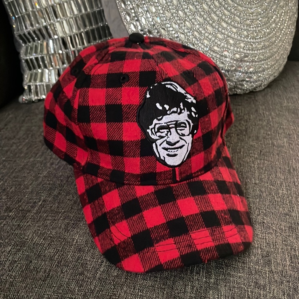 Buffalo Plaid Red Black Snap Back - Picture 1 of 5